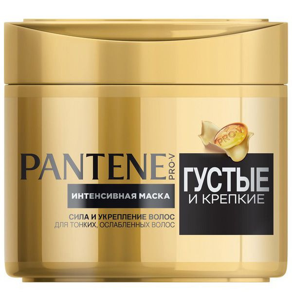 PANTENE Маска для волос Густые и крепкие, для тонких и ослабленных волос, 300 мл  #1