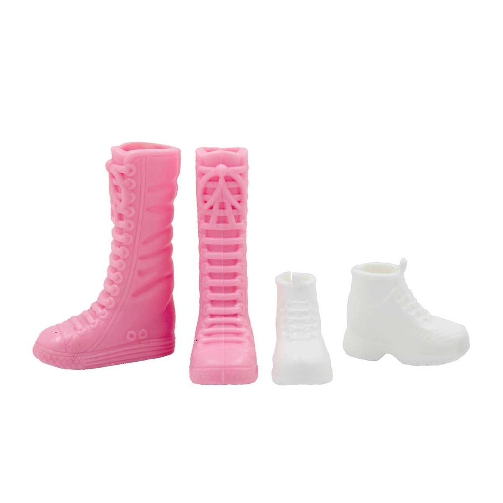 Сапоги и кроссовки для Барби на высокий подъем ноги (2 пары)  #1