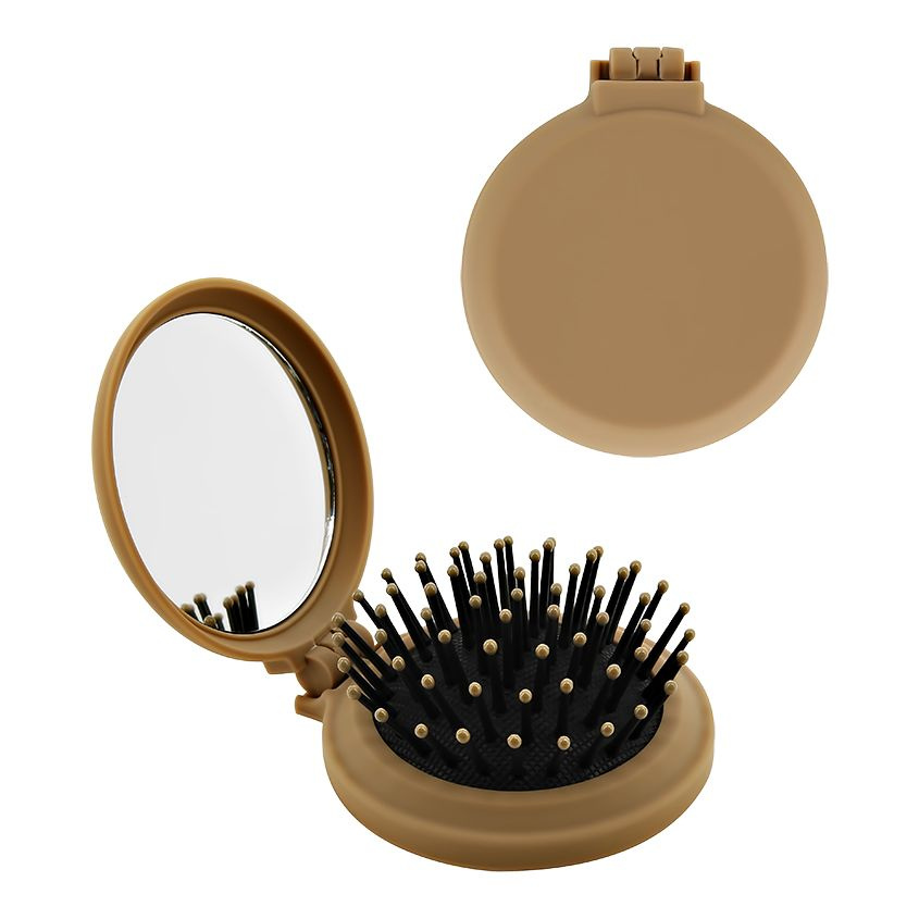 Расческа для волос с зеркалом LADY PINK #1