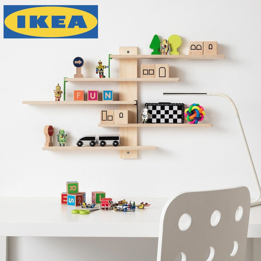 Полка настенная ИКЕА ЛУСТИГТ (IKEA LUSTIGT) #1