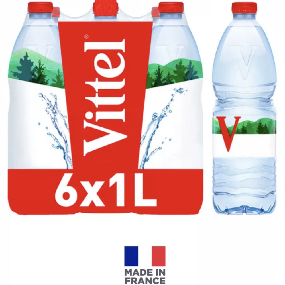 Vittel Вода Минеральная Негазированная 1000мл. 6шт #1