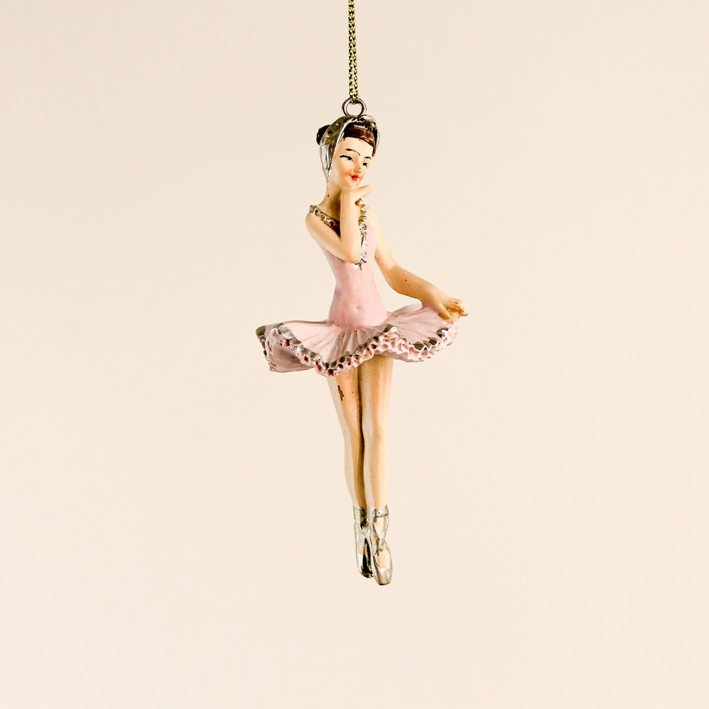 Елочная игрушка Балерина Мия, 11 см, полистоун #1