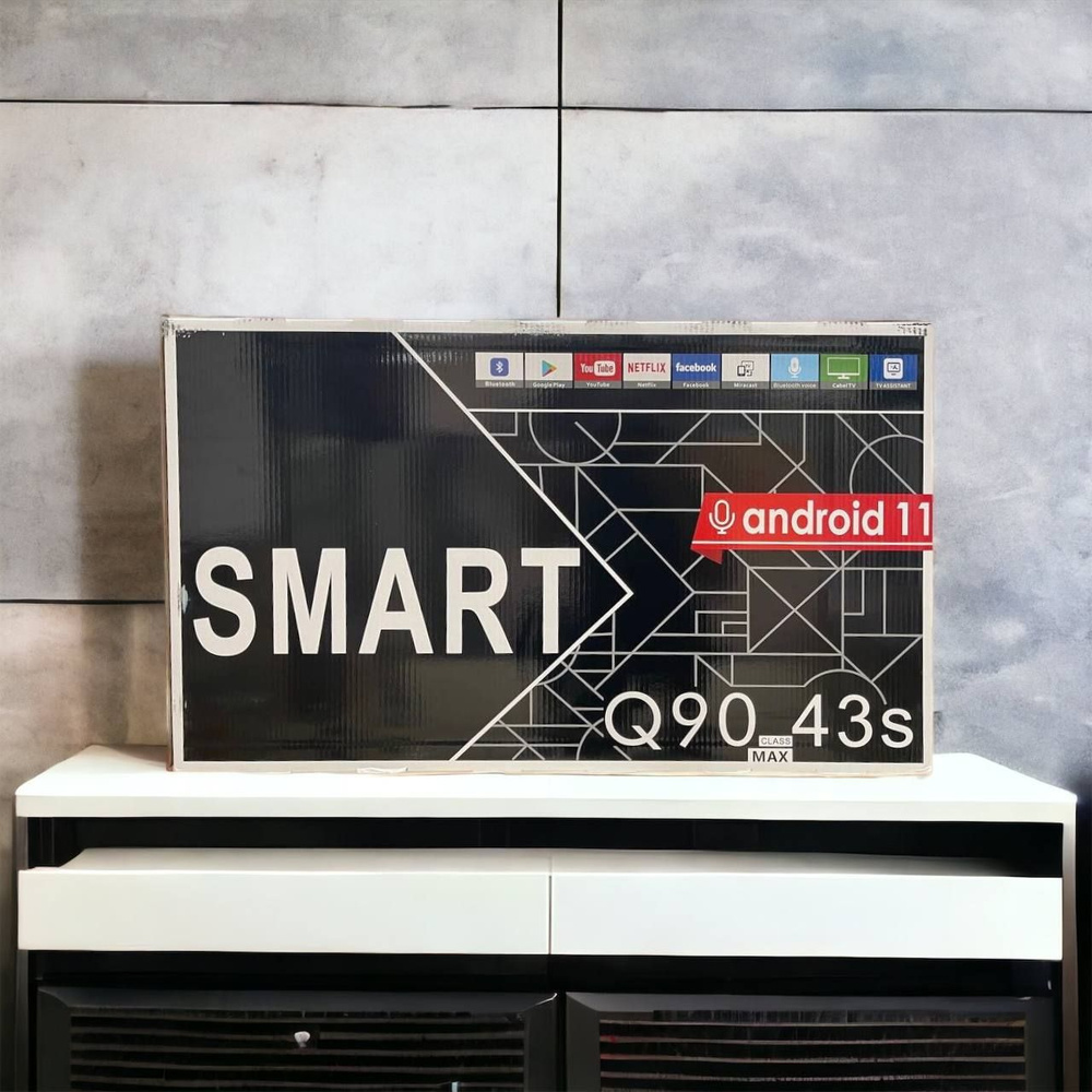 Smart TVQ Телевизор 43-SMART 43" Full HD, черный #1
