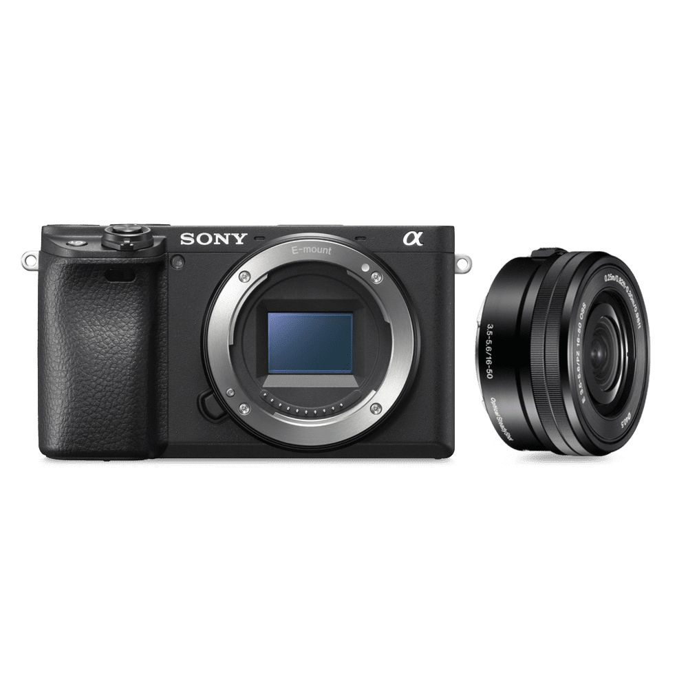 Sony Компактный фотоаппарат SONY ALPHA ILCE A6400 KIT 16-50 BLACK, черный  #1