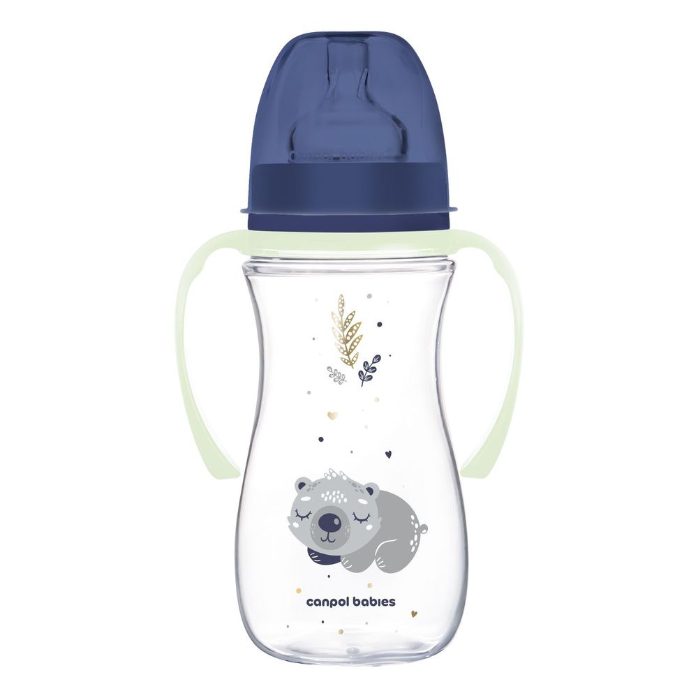 Антиколиковая бутылочка для кормления Canpol Babies Easystart Sleepy Koala с широким горлышком 300 мл, #1