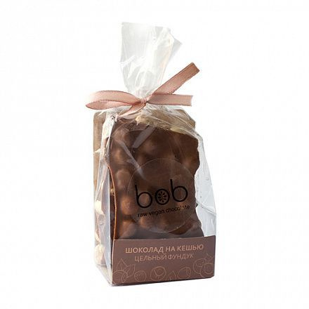 Шоколад на кешью "Цельный фундук" Bob, 100 г