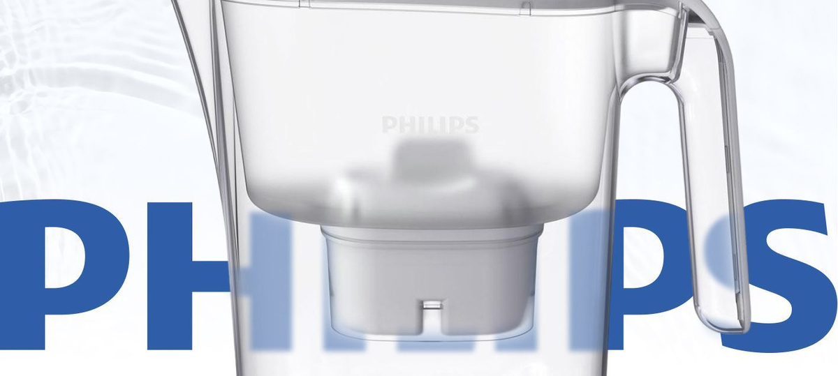 Комплект: Кувшин для воды Philips AWP2938WHT/51, 3 литра с фильтр-картриджем в комплекте, цифровой таймер+ набор сменных картриджей Philips AWP211/51, 3 шт.