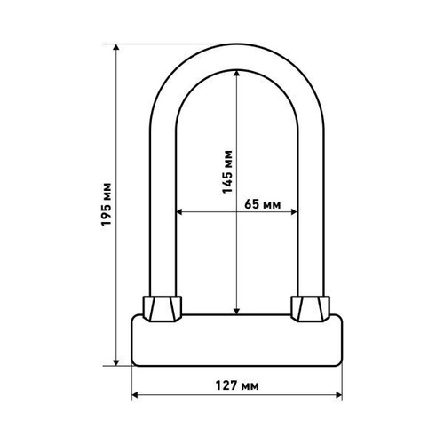 U lock ANACONDA 608 RED OZON 889250107