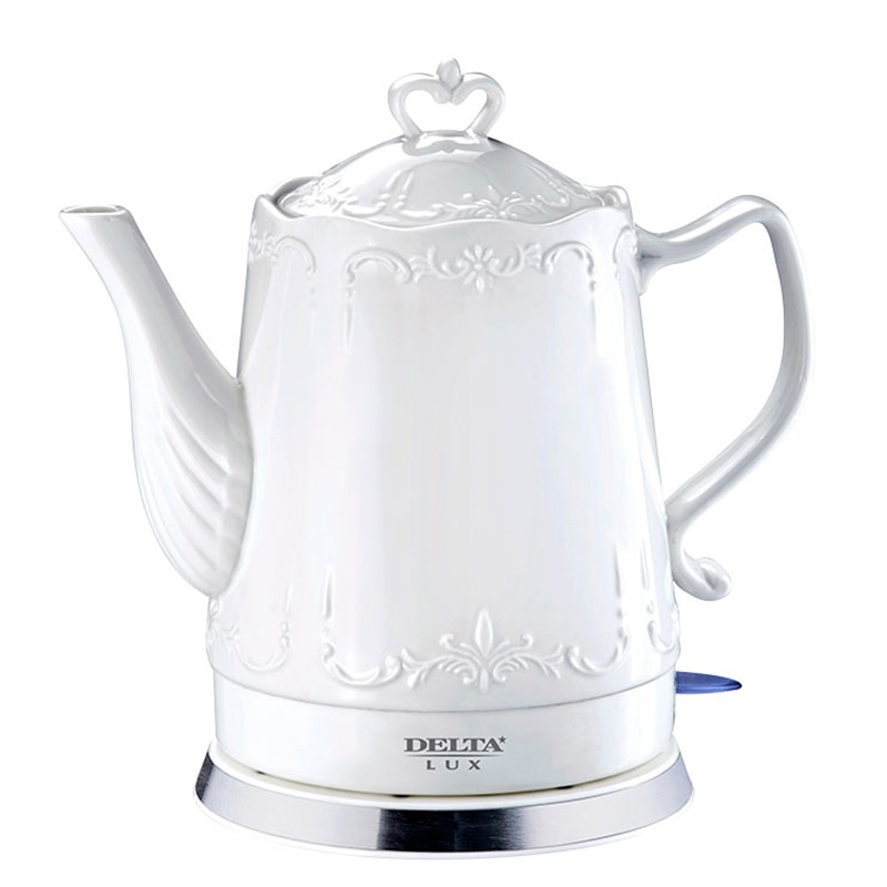 Delta Электрический чайник Чайник электрический DL-1236, белый  #1