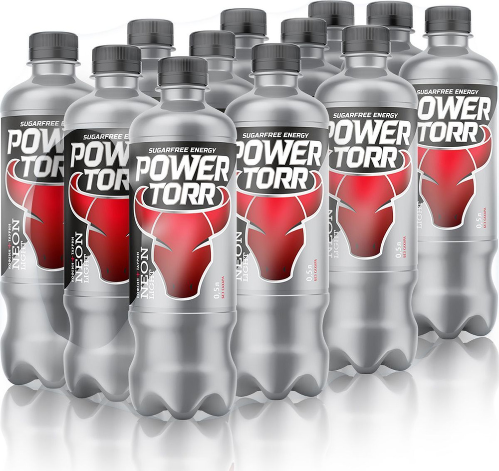 Энергетический напиток Power Torr Neon Light, 12 шт по 500 мл #1