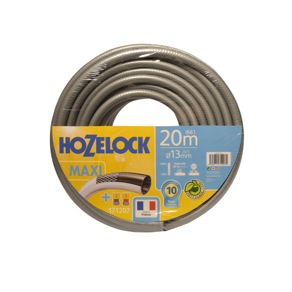 Шланг для полива HoZelock "Tricoflex Maxi" 171207, 1/2" 20 м + коннекторы в комплекте  #1