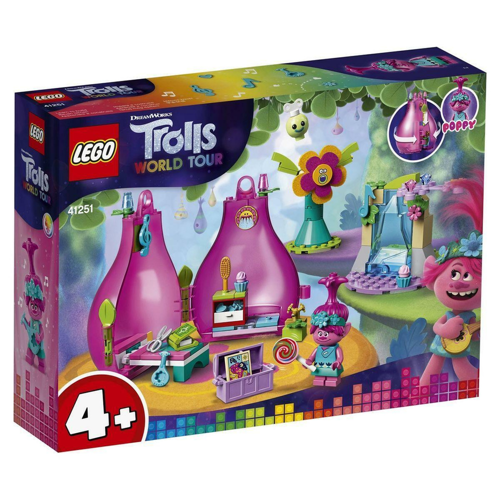 Конструктор LEGO Trolls 41251 Домик-бутон Розочки #1