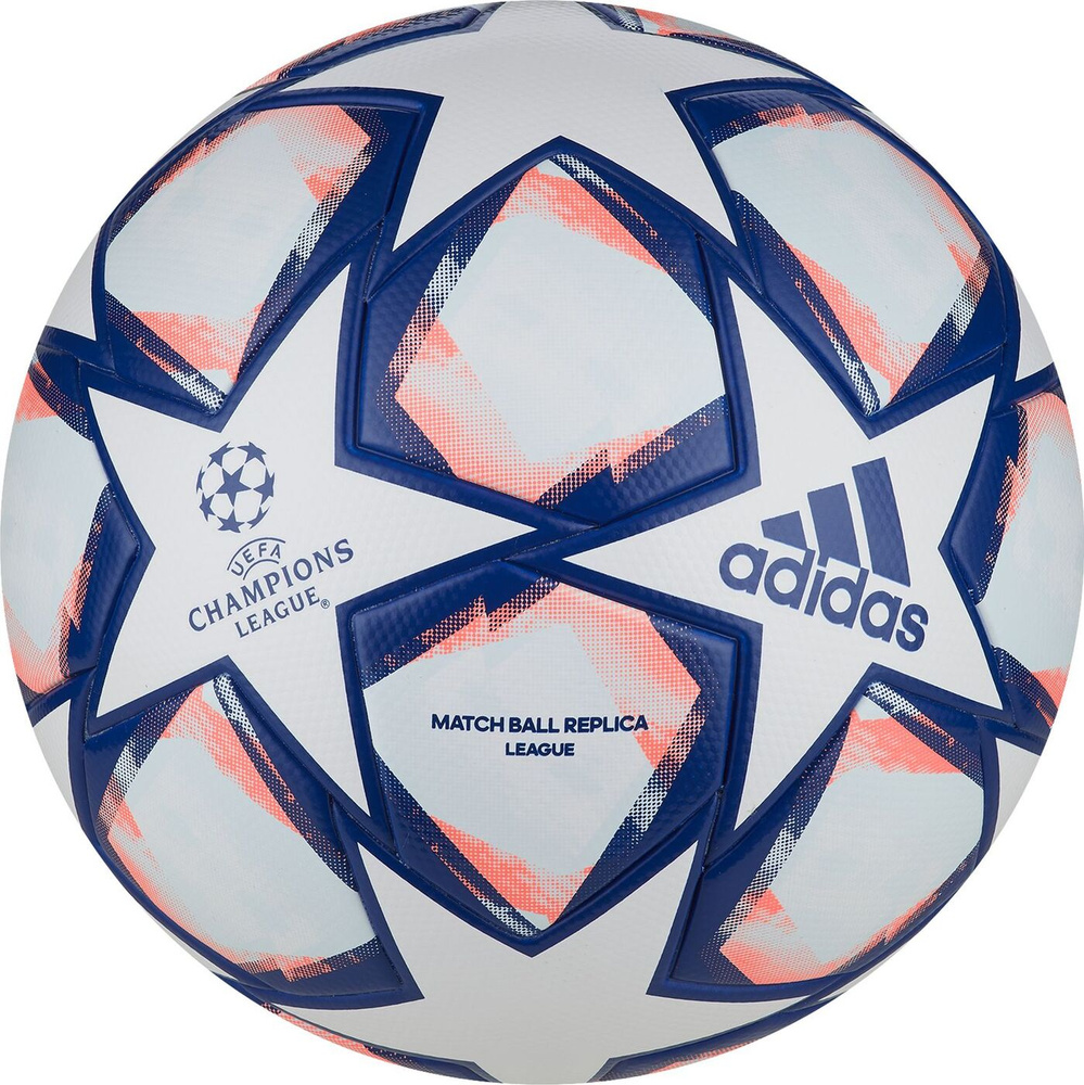 adidas Футбольный мяч, 5 размер, голубой #1