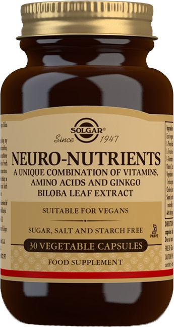 Solgar, Neuro-Nutrients "Неронутриентс", 30 капсул #1