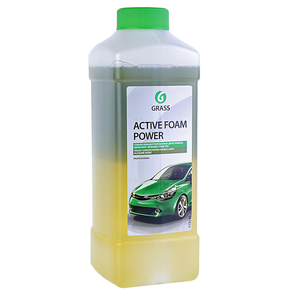 Шампунь для грузового авто двухкомпонентный ACTIVE FOAM POWER 1кг GRASS  #1