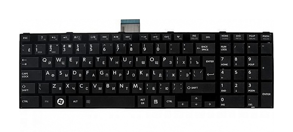 Клавиатура для ноутбука Toshiba P850 P855 P875 P/n: MP-11B56SU-528, MP-11B56SU-528A, MP-11B56SU-930 - #1