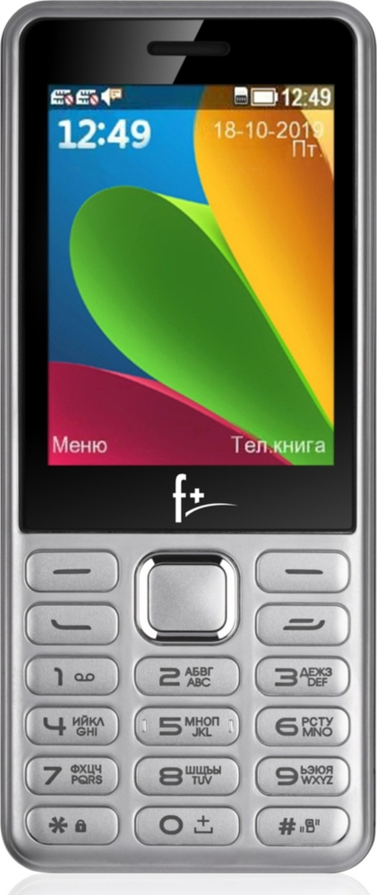 F+ Мобильный телефон F+ S285, серебристый #1