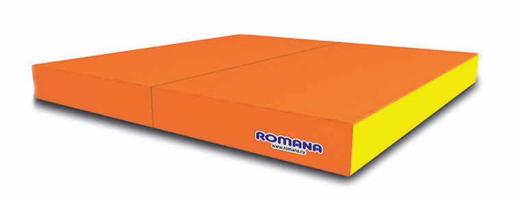 Мат Romana (100 * 100 * 10) складной, оранжевый-желтый #1