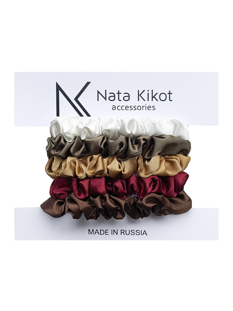 Nata Kikot accessories Комплект резинок для волос 5 шт. #1