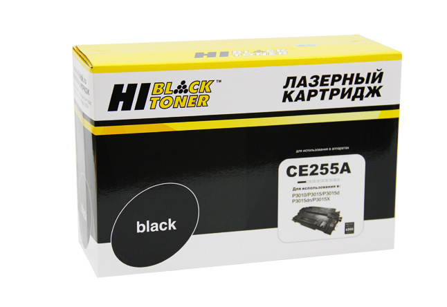 Картридж лазерный Hi-Black CE255A для HP LaserJet P3015, черный #1