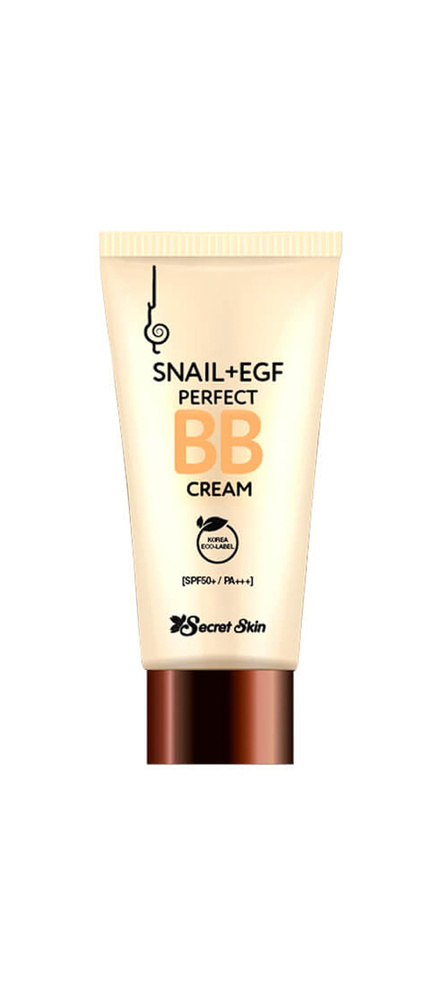 Secret Skin ББ крем для лица с экстрактом улитки Snail+EGF Perfect BB Cream 50мл  #1