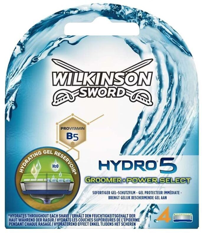 Wilkinson Sword / Schick Hydro5 Groomer Power Select / Сменные кассеты для бритвы Hydro (4 шт.)  #1