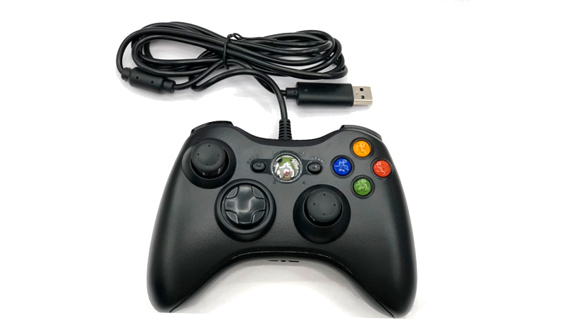 Джойстик проводной Controller for Xbox 360 (черный) #1