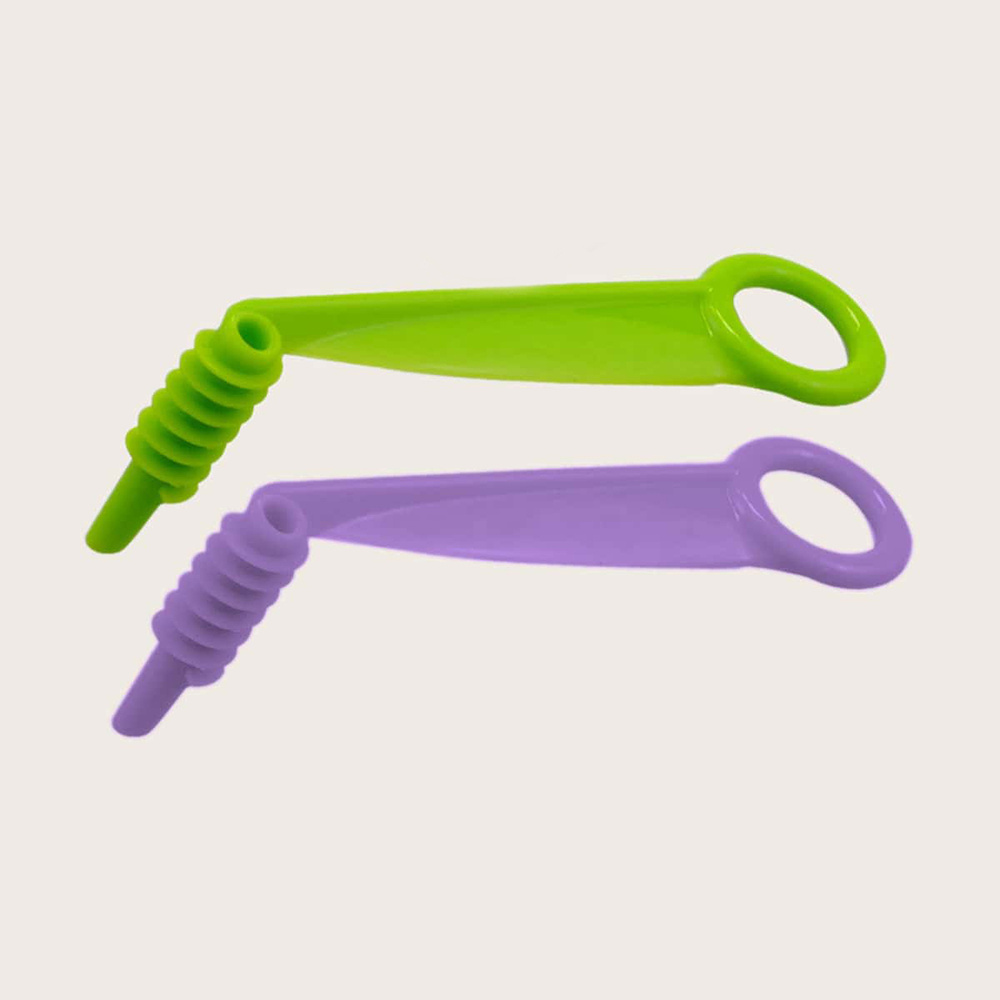 Нож-спиралька для фигурной нарезки овощей, 2 штуки, цвет - микс  #1
