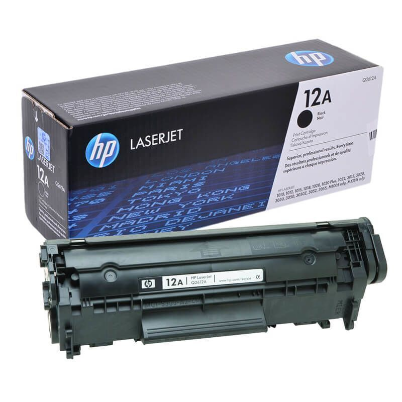 Картридж HP Q2612A, черный оригинальный #1