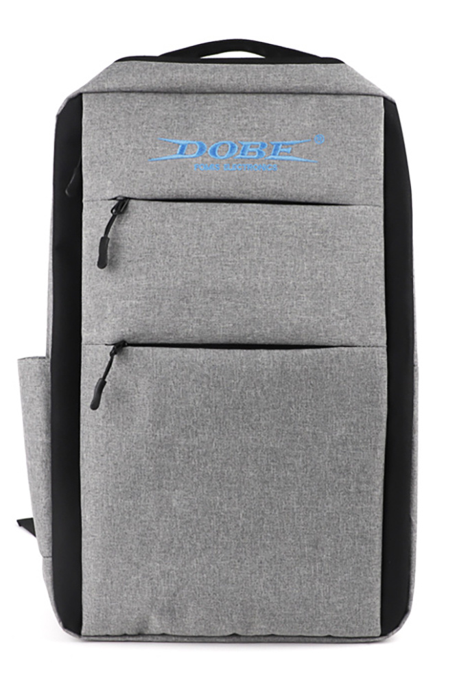 Рюкзак для консоли и аксессуаров DOBE (TY-0823) для PS5, Xbox Series S/X, PS4, Xbox One (серый)  #1