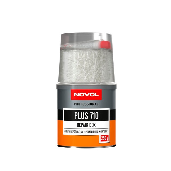 Комплект для ремонта сквозной коррозии и пластика NOVOL PLUS 710 0.250кг NOVOL  #1
