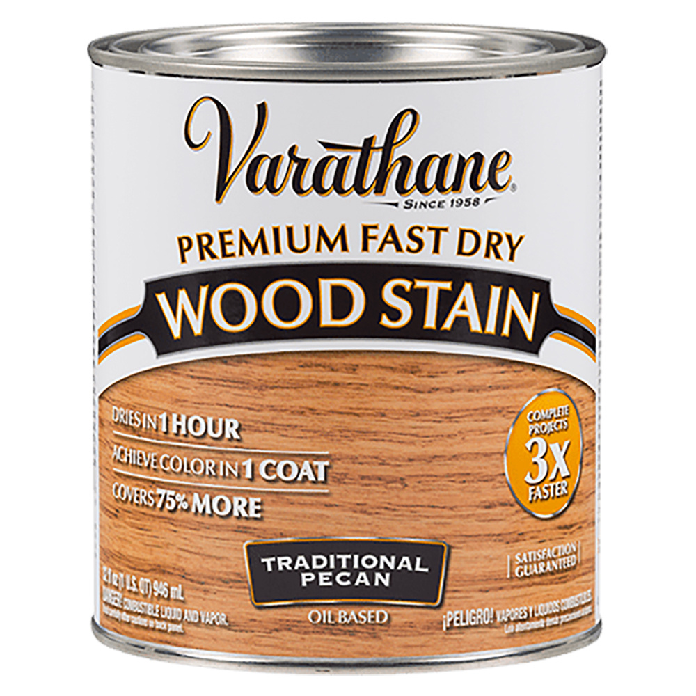 Масло для дерева тонирующее быстросохнущее Varathane Fast Dry Wood Stain 0,946 л. Цвет: Орех пекан  #1
