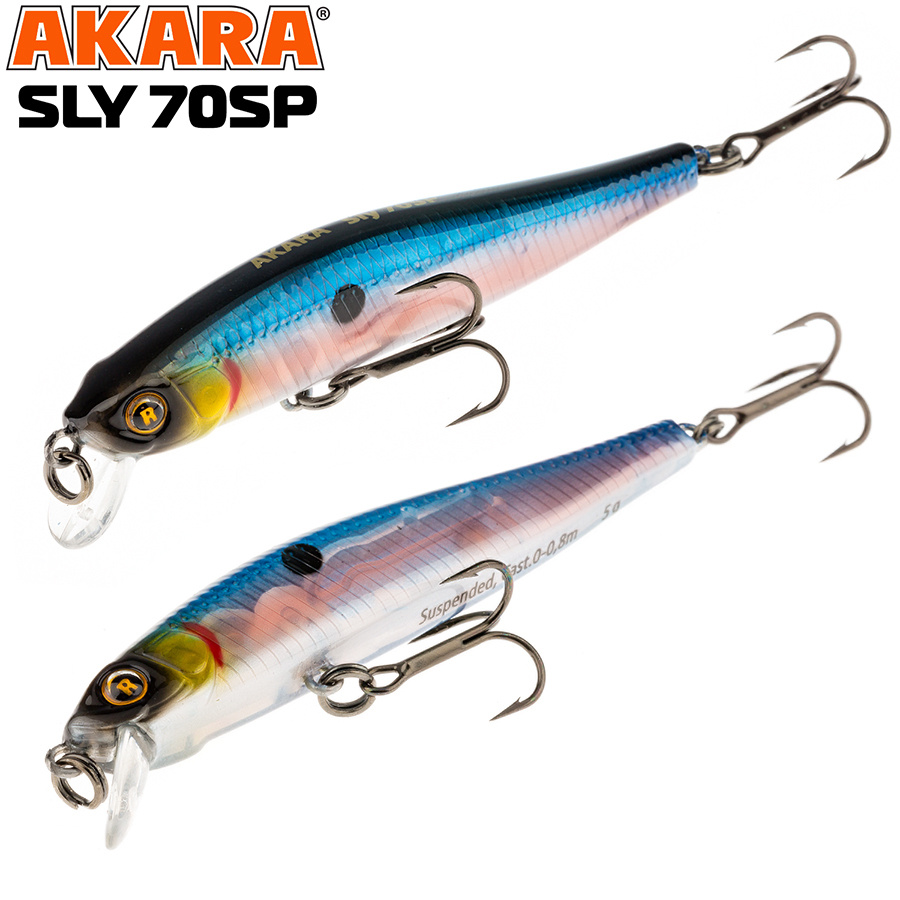 Воблер Akara Sly 70SP 5 гр. (3/17 oz 2,8 in) A77 #1