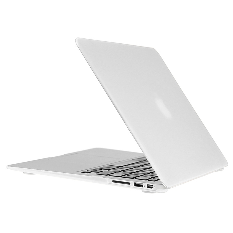 Чехол MacBook Air 11 A1465 / A1370 (2011-2015) прозрачный пластик матовый бренд BRONKA (белый)  #1