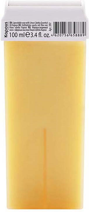 KAPOUS Воск в картридже жирорастворимый для депиляции, с эфирным маслом Лицеи, 100 мл  #1
