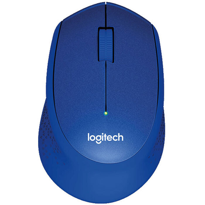 Мышь Logitech M330 Silent Plus, синяя #1