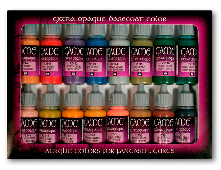 Набор красок Vallejo - Game Color Set: Extra Opaque Colors (16) #1