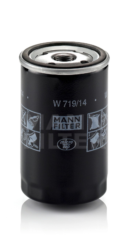 Фильтр масляный MANN W 719/14 CHRYSLER Voyager/JEEP Cherokee/Grand Cherokee 2,5D #1