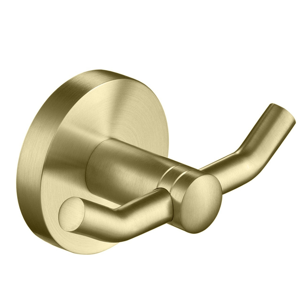 Крючок для ванной комнаты двойной Timo Saona 13012/17 золото матовое  #1