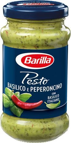 Barilla соус Pesto Пеперончино с базиликом и перцем чили, 195г #1