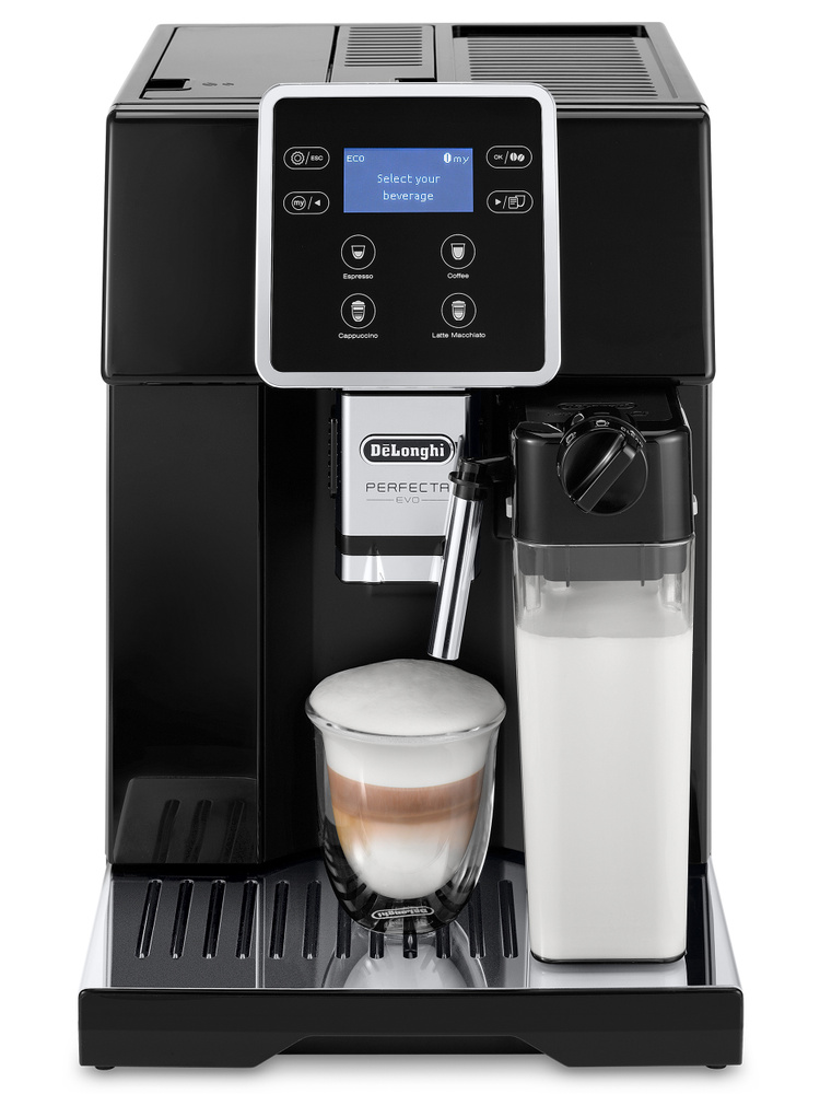 Кофемашина автоматическая зерновая DeLonghi Perfecta Evo ESAM420.40.B, 15 бар, 1450 Вт, автоотключение, #1