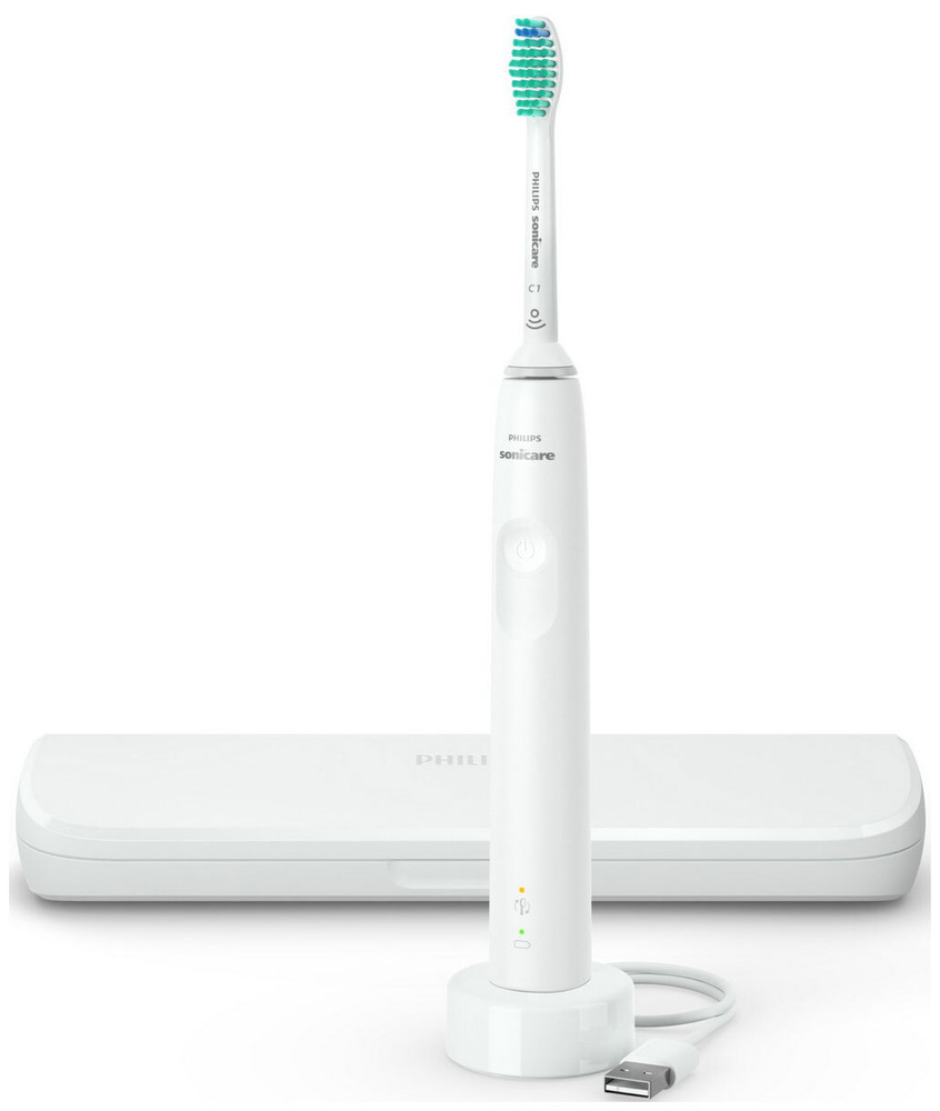 Электрическая зубная щетка Philips Sonicare 3100 series HX3673/13, с дорожным футляром  #1