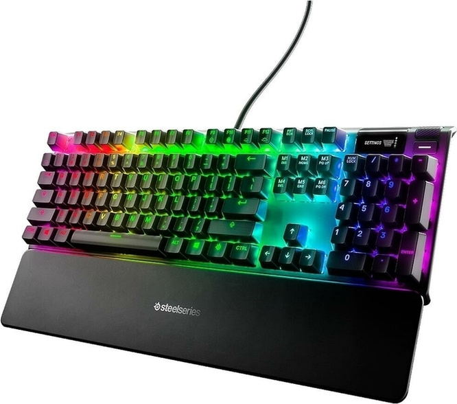 SteelSeries Игровая клавиатура проводная Apex 7, (SteelSeries QX2), Русская раскладка, черный  #1