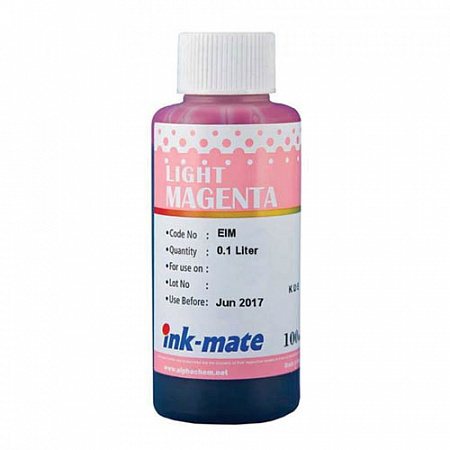 Чернила Ink-Mate T6736 / C13T67364A / EIM-801LM светло-пурпурные (light magenta) Dye 100 мл для Epson #1