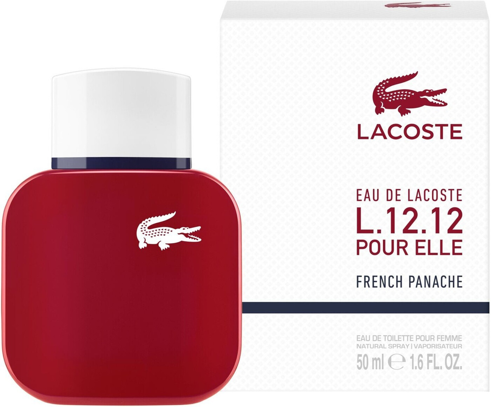 Lacoste EAU DE L.12.12 Pour Elle French Panache Eau De Toilette туалетная вода 50 мл #1