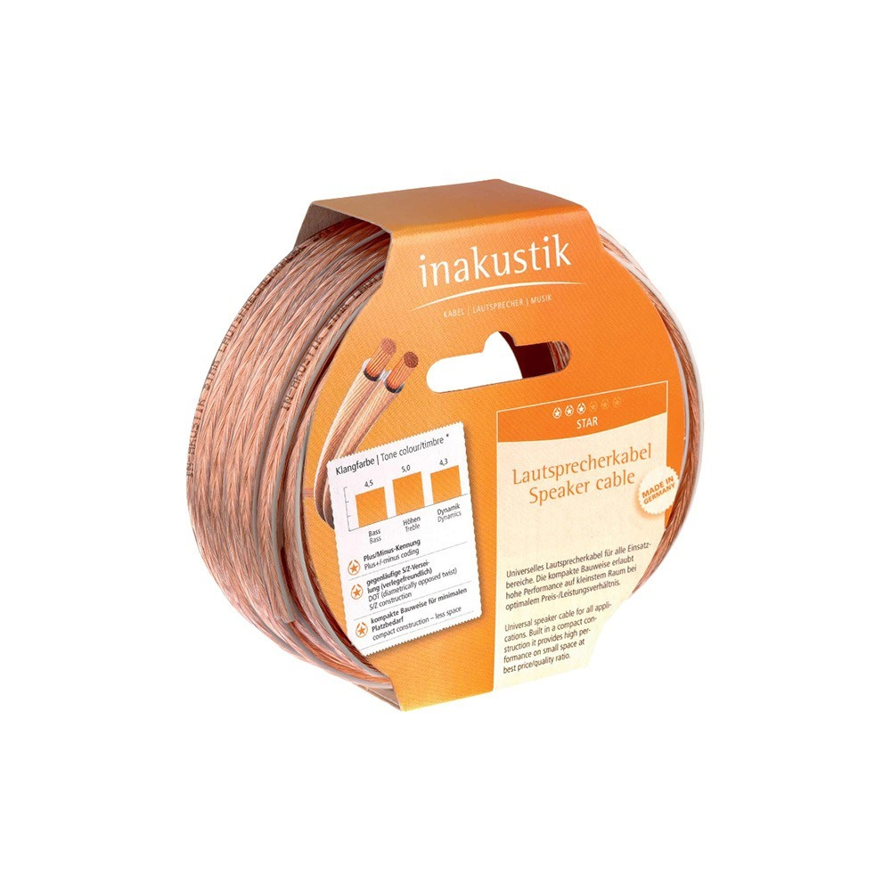 Кабель Inakustik Star LS cable 003020006, 6 м - купить по низкой цене в ...