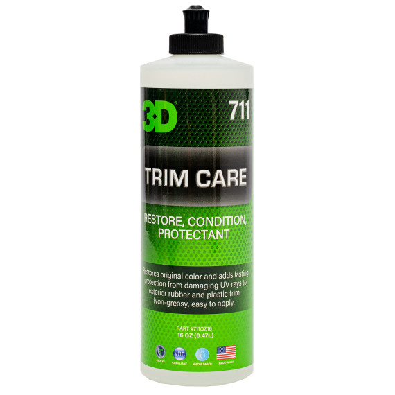 Средство по восстановлению первоначального цвета пластика Trim Care Protectant 0.48л 3D Car Care  #1