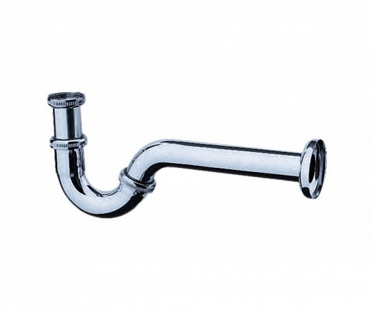 Сифон для биде Hansgrohe (Хансгрое) трубчатый, хром 55237000 #1