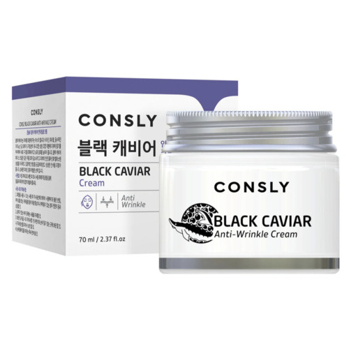 Consly Крем для лица против морщин с экстрактом черной икры - Black caviar anti-wrinkle cream, 70мл  #1