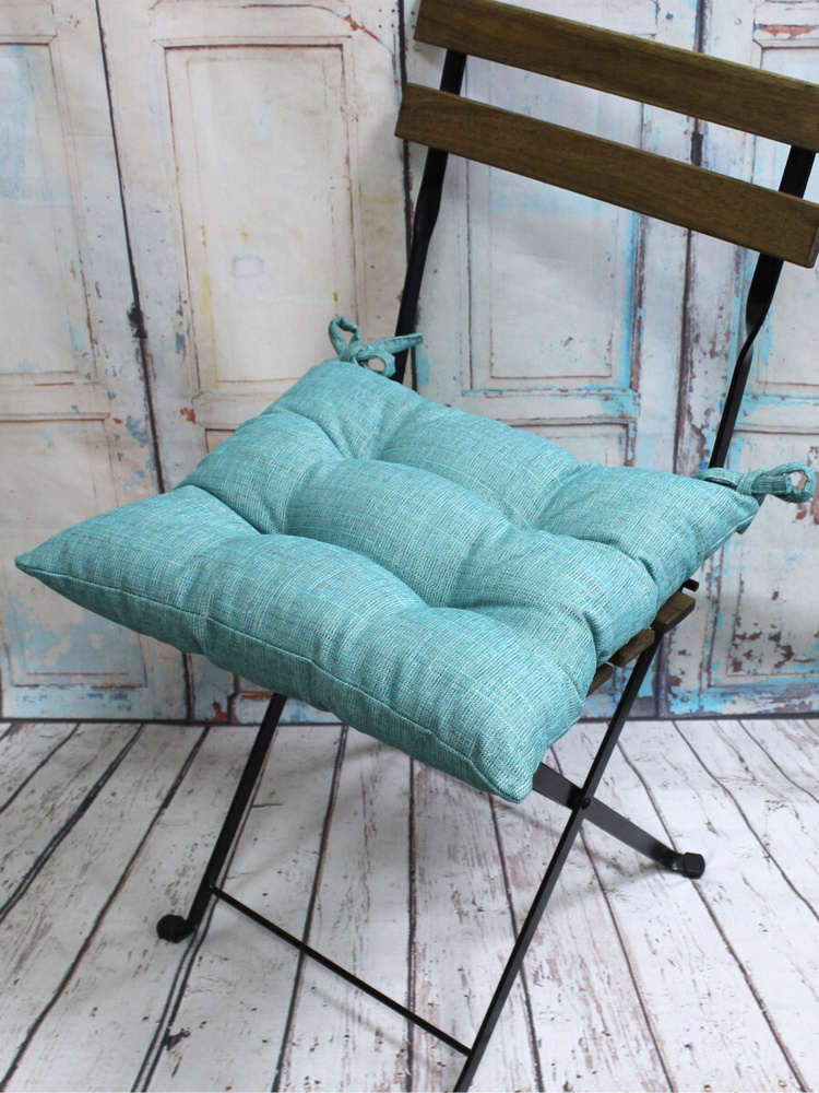Подушка для сиденья МАТЕХ OXO 40х40 см. Цвет бирюзовый, арт. 52-845  #1